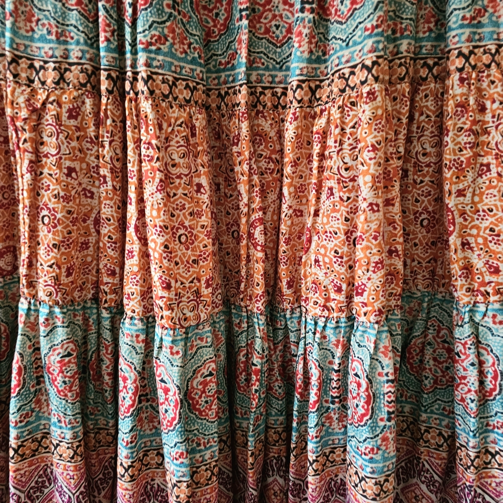 Ralph Lauren Vibrant Patterned Maxi Skirt - Picture 5 of 9